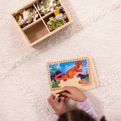 Melissa and Doug Melissa & Doug Dinosaurs Puzzles in a Box Best
