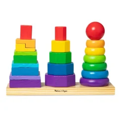Melissa and Doug Melissa & Doug Geometric Stacker Discount