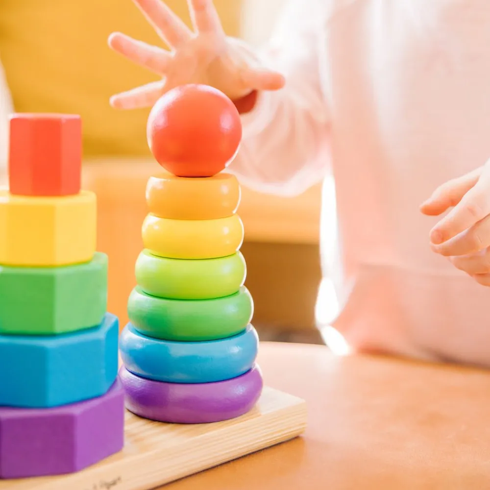 Melissa and Doug Melissa & Doug Geometric Stacker Discount