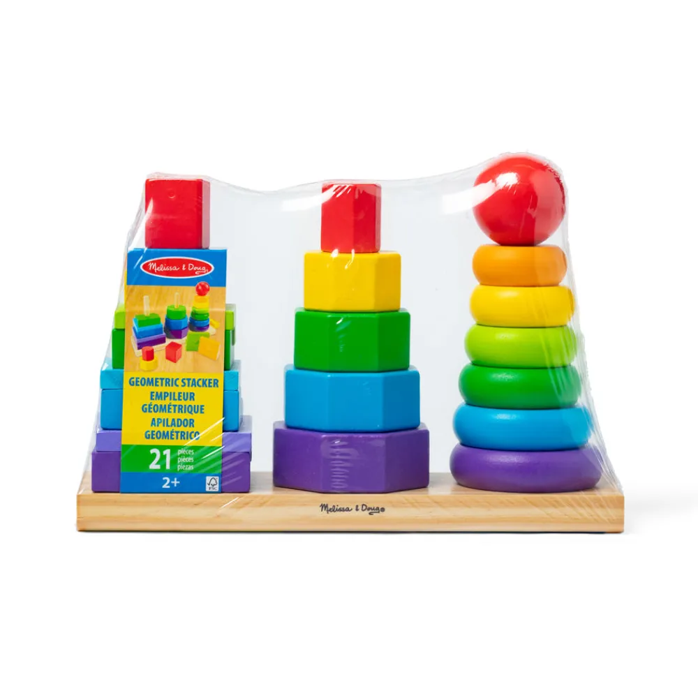 Melissa and Doug Melissa & Doug Geometric Stacker Discount