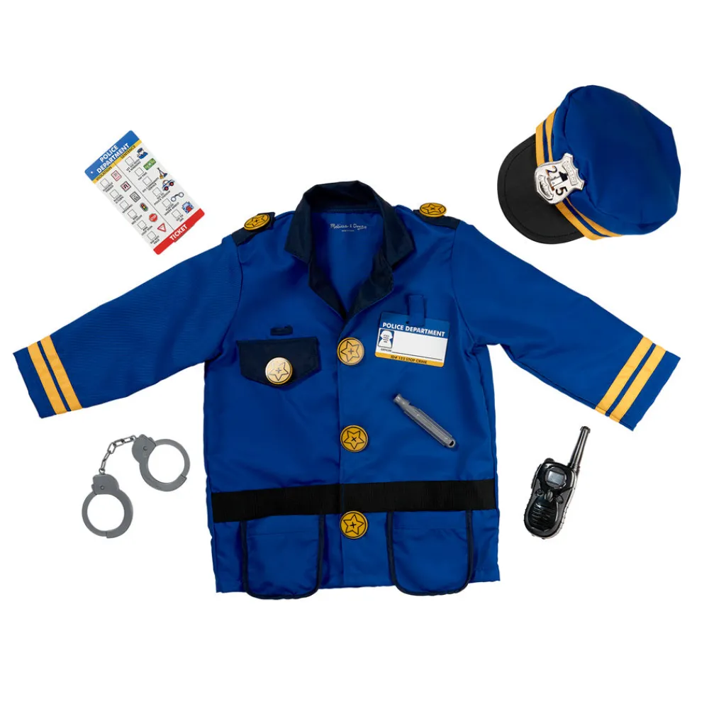 Spin Master Toys Far East Limited Melissa & Doug Police Officer Costume Role PlaySet Best