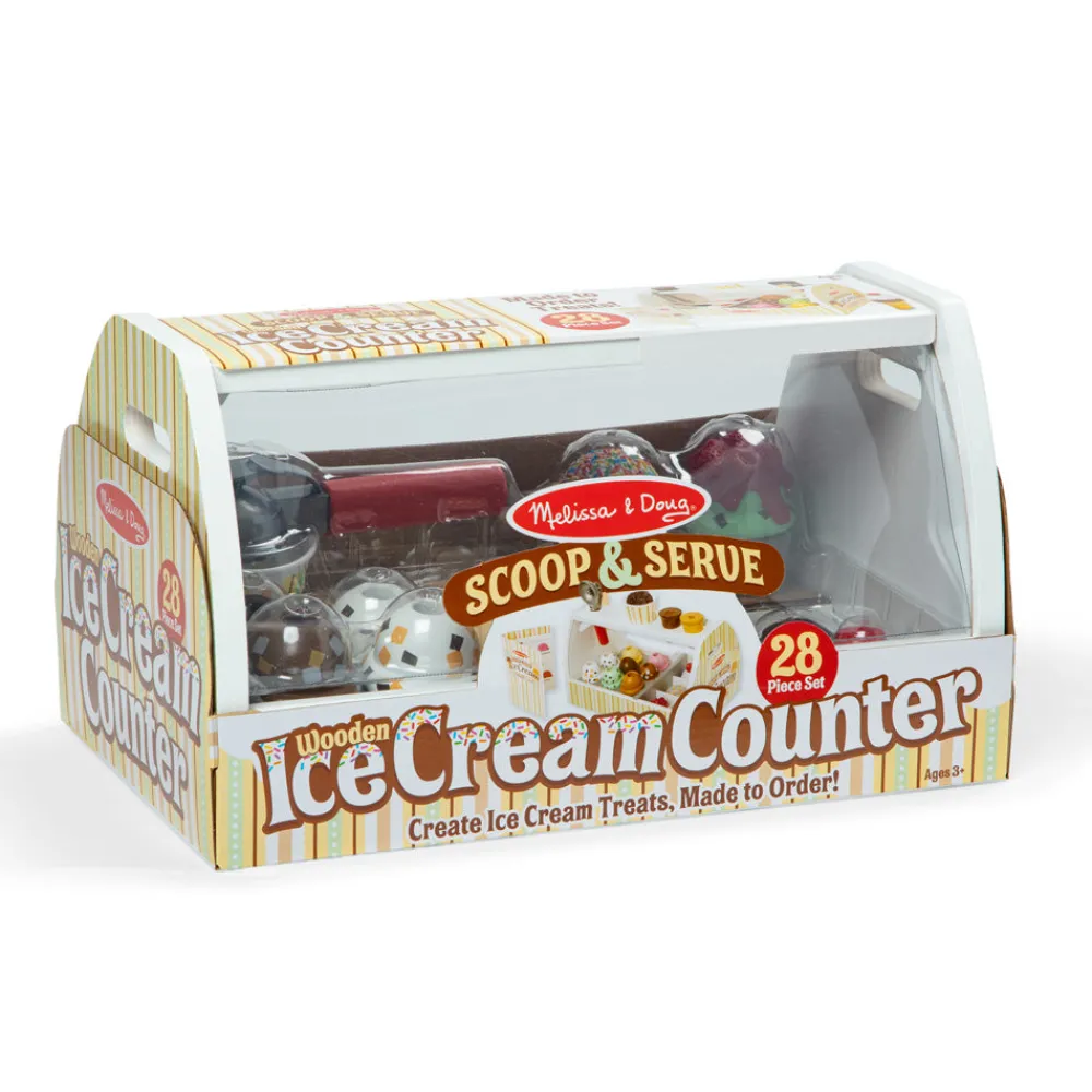 Spin Master Toys Far East Limited Melissa & Doug Scoop & Serve WoodenIceCreamCounter Sale
