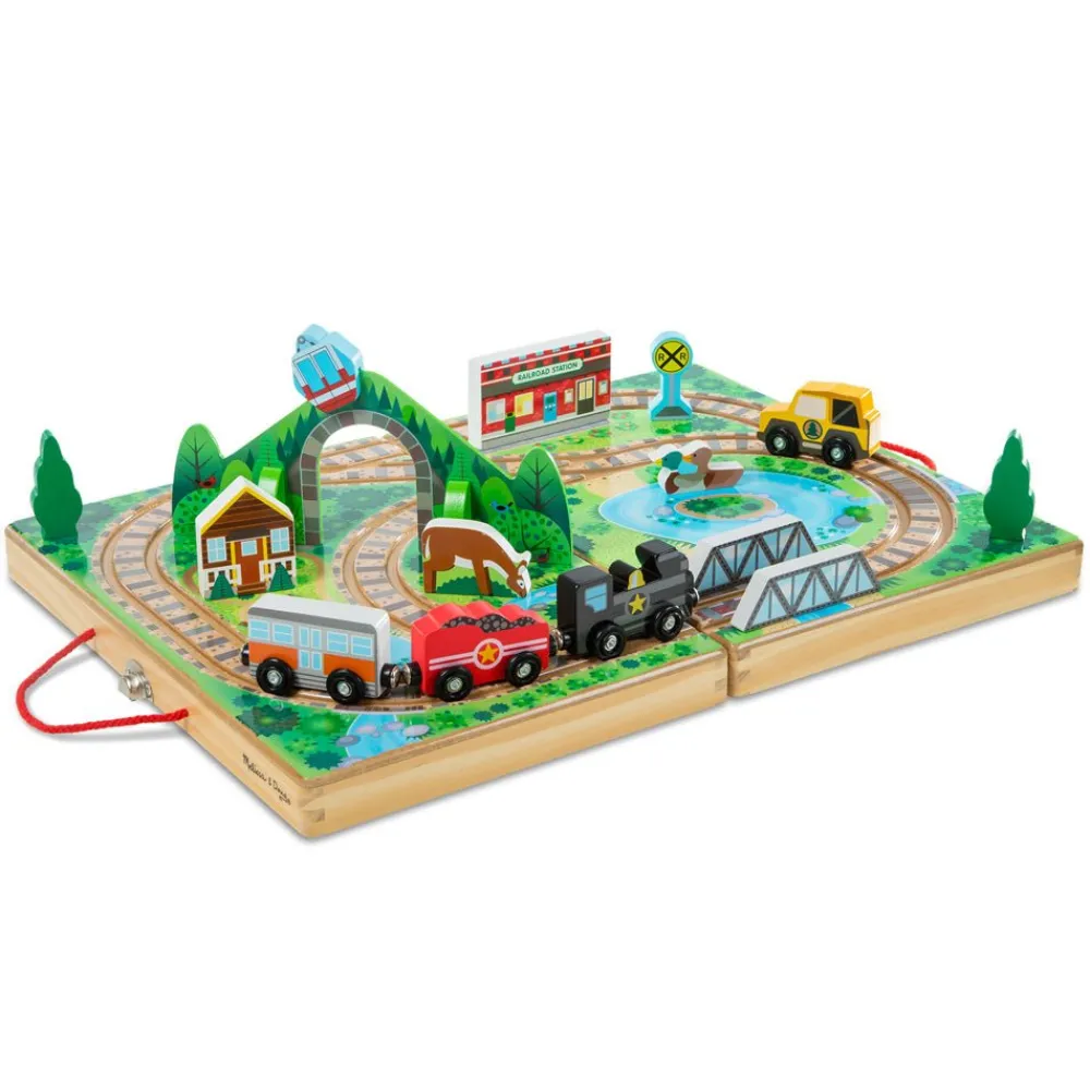 Melissa and Doug Melissa & Doug Take-Along Railroad Sale