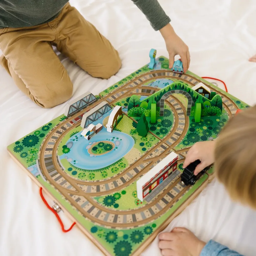 Melissa and Doug Melissa & Doug Take-Along Railroad Sale