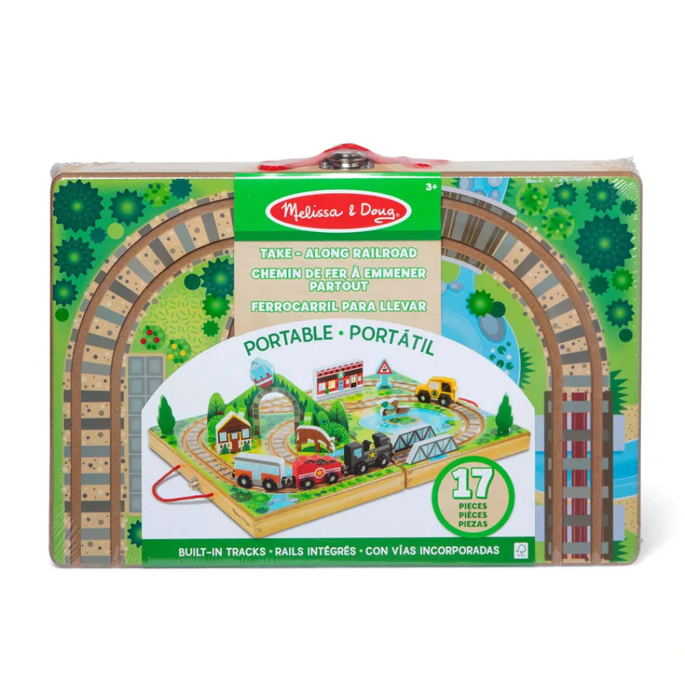 Melissa and Doug Melissa & Doug Take-Along Railroad Sale