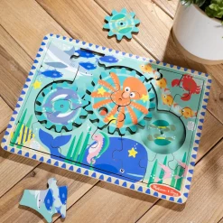 Melissa and Doug Melissa & Doug Underwater Wooden Gear Puzzle Clearance