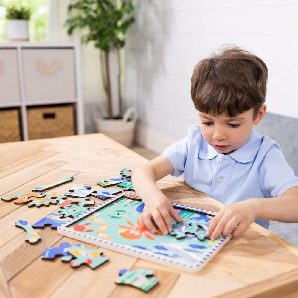 Melissa and Doug Melissa & Doug Underwater Wooden Gear Puzzle Clearance