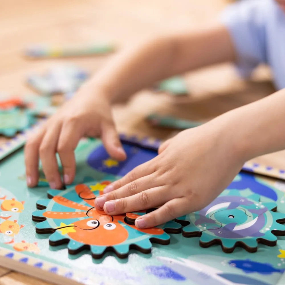 Melissa and Doug Melissa & Doug Underwater Wooden Gear Puzzle Clearance