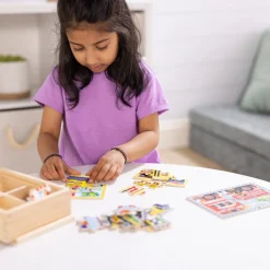 Melissa and Doug Melissa & Doug Vehicle Puzzles in a Box New