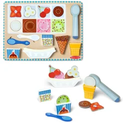 Melissa & Doug, LLC Melissa & Doug Wooden Magnetic IceCream Puzzle Discount