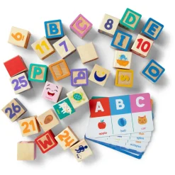 Spin Master Ltd. Melissa & Doug x Ms. Rachel Wooden Learning Blocks Hot