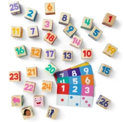 Spin Master Ltd. Melissa & Doug x Ms. Rachel Wooden Learning Blocks Hot