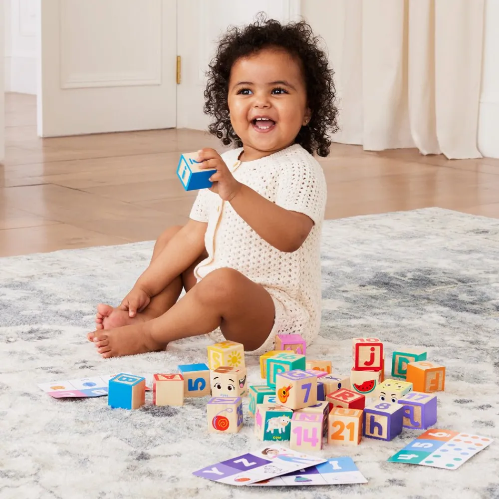 Spin Master Ltd. Melissa & Doug x Ms. Rachel Wooden Learning Blocks Hot