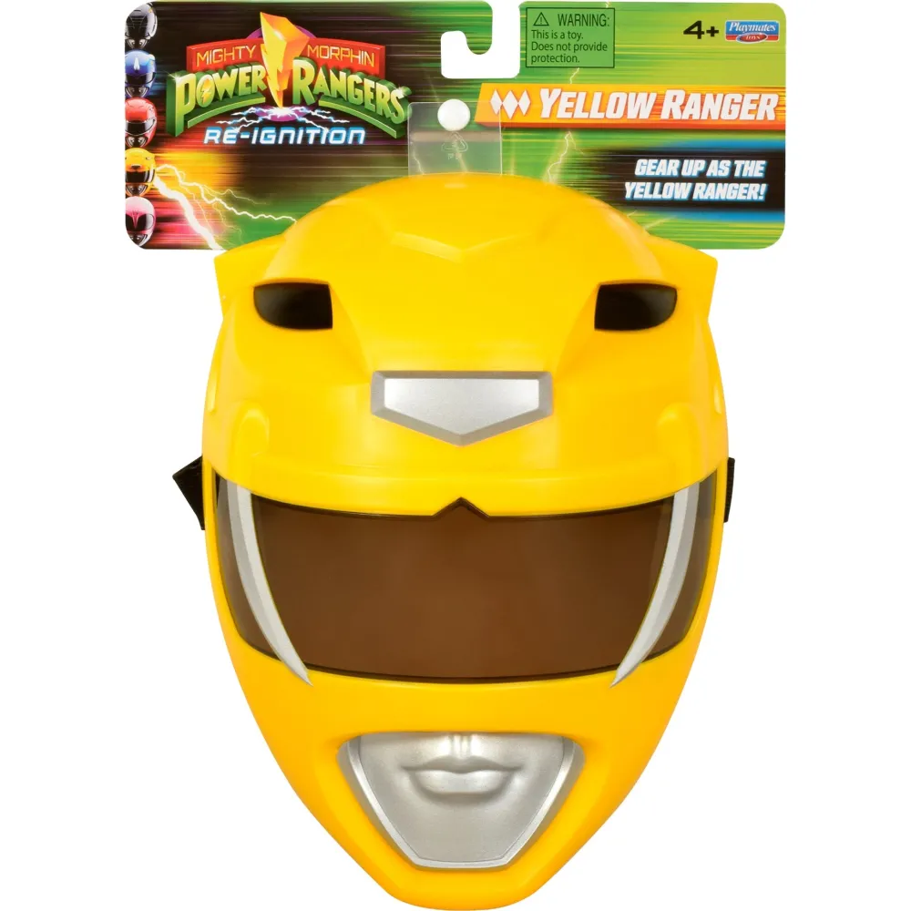 Imports Dragon Inc. Mighty Morphin Power Rangers - Yellow Ranger Mask Fashion