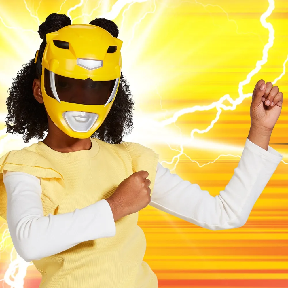 Imports Dragon Inc. Mighty Morphin Power Rangers - Yellow Ranger Mask Fashion