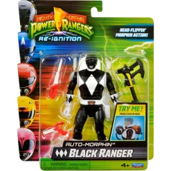 Imports Dragon Inc. Mighty Morphin Power Rangers - Black Ranger Figure New