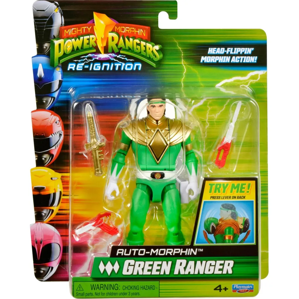 Imports Dragon Inc. Mighty Morphin Power Rangers - Green Ranger Figure Clearance