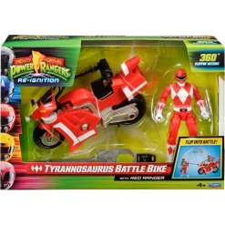 Imports Dragon Inc. Mighty Morphin Power Rangers - Tyrannosaurus Rex Battle Bike with Red Ranger Outlet