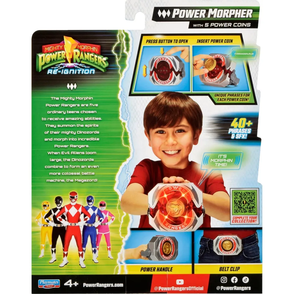 Imports Dragon Inc. Mighty Morphin Power Rangers - Power Morpher Deluxe Buckle with Power Coins Outlet