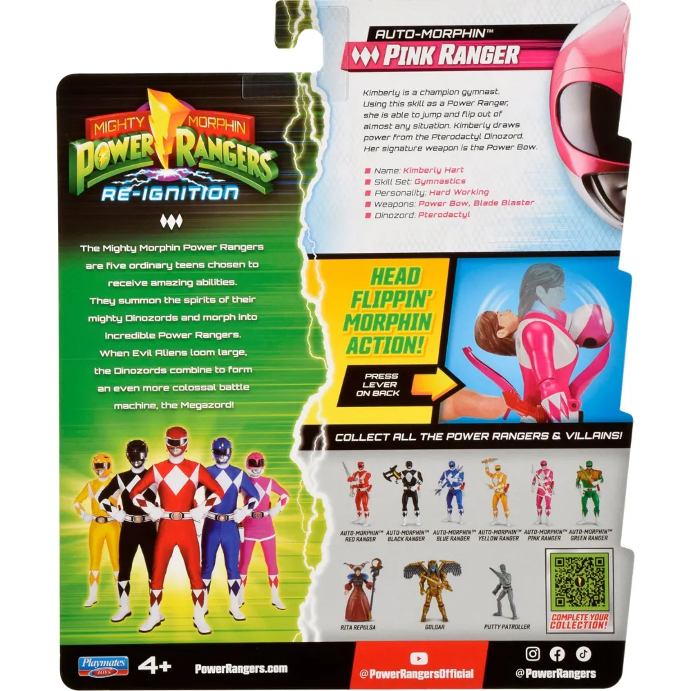 Imports Dragon Inc. Mighty Morphin Power Rangers - Pink Ranger Figure Clearance