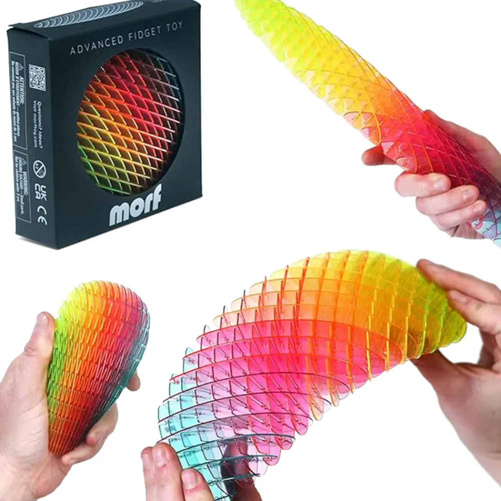 Mastermind Toys Morf Fidget Worm Rainbow Big Sale