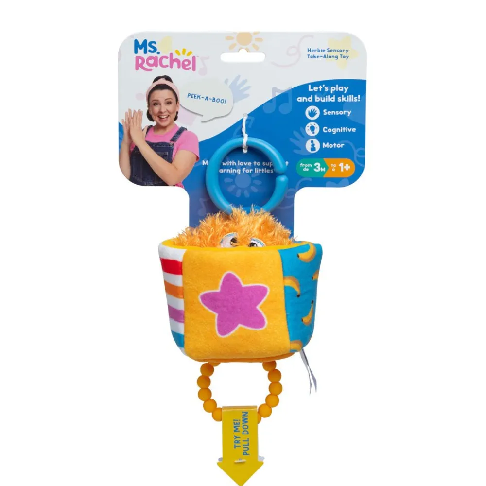 Spin Master Toys Far East Limited Ms. Rachel Herbie Sensory Take a Long Toy Clearance