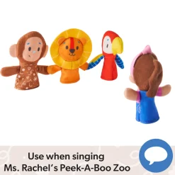 Ms. Rachel Zoo Song Finger Puppet Set Online