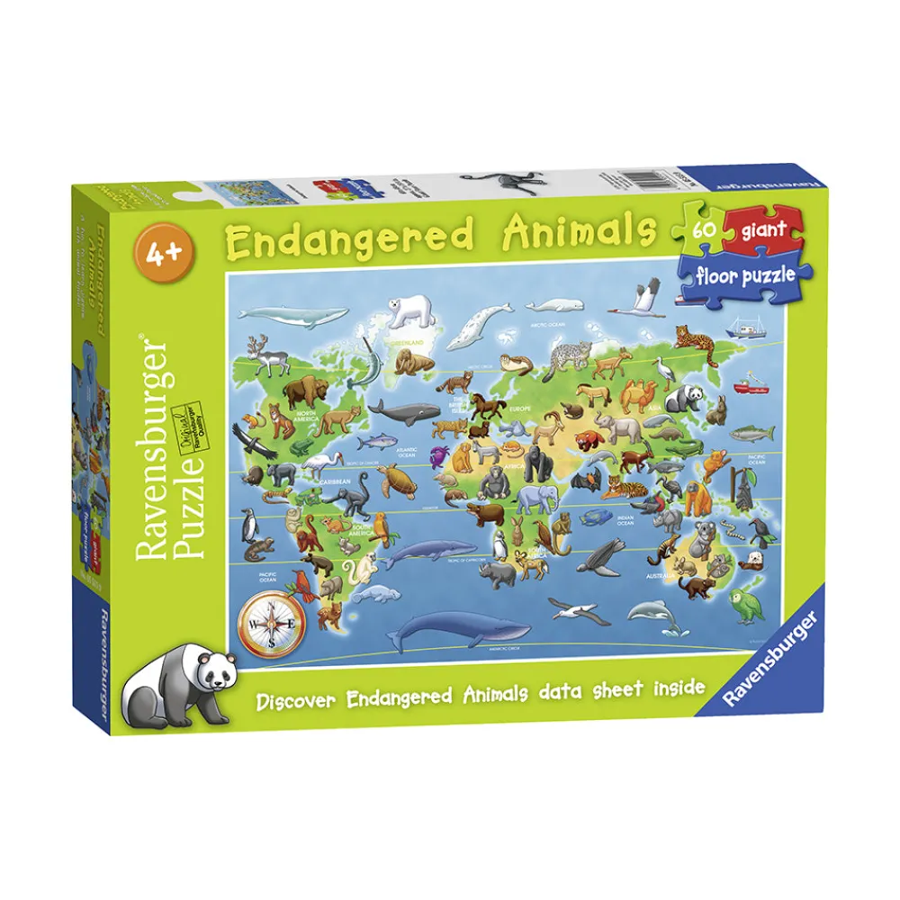 Ravensburger USA, Inc. My First Giant Floor Puzzle Endagered Animals 60pc Outlet