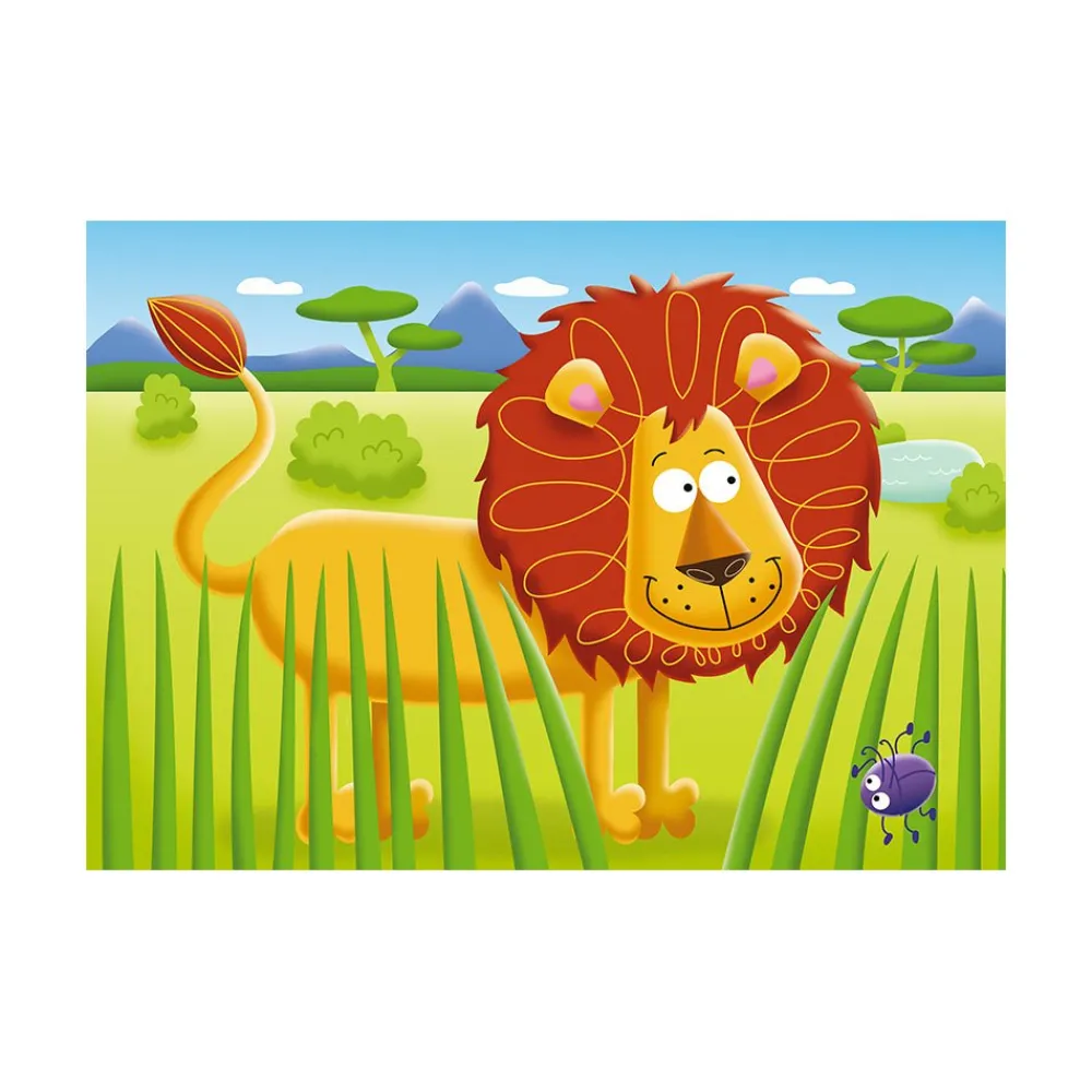 Ravensburger USA, Inc. My First Puzzles On Safari 2-5pc Puzzles New