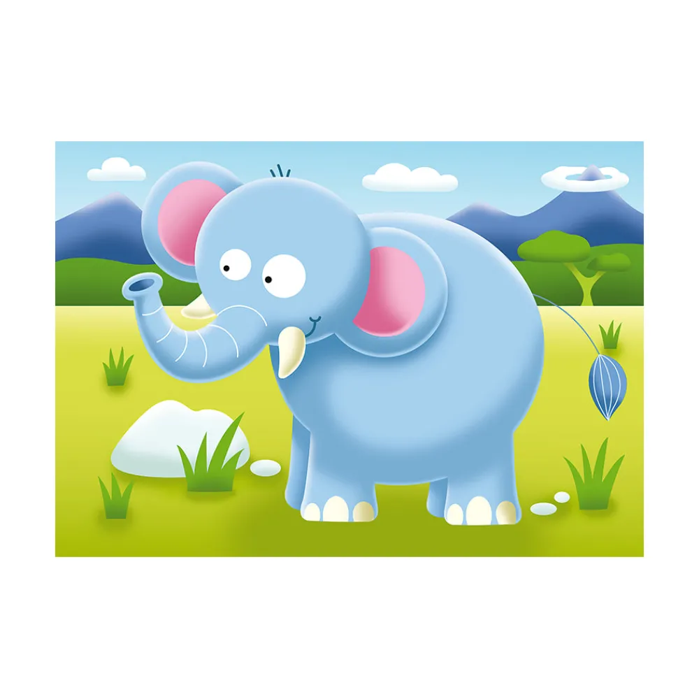 Ravensburger USA, Inc. My First Puzzles On Safari 2-5pc Puzzles New