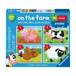 Ravensburger USA, Inc. My First Puzzles On the Farm 2-5pc Puzzles Fashion