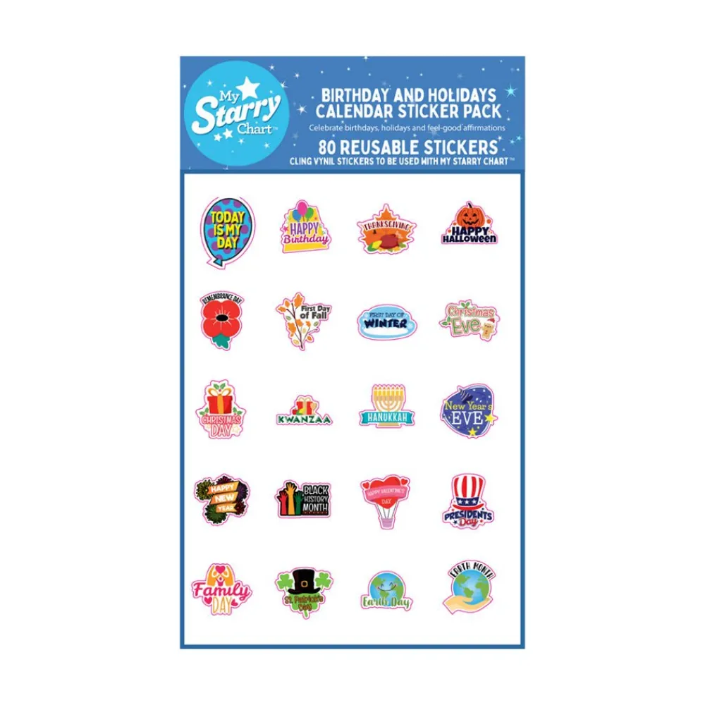 Mastermind Toys My Starry Chart B-day Holiday Calendar Stickers Clearance