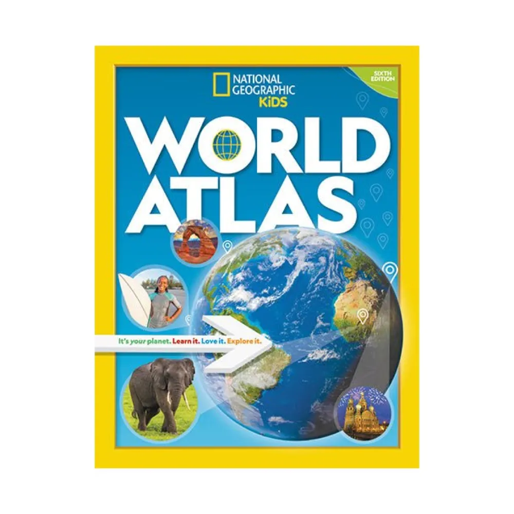 Hachette Book Group National Geographic Kids World Atlas 6th edition Clearance