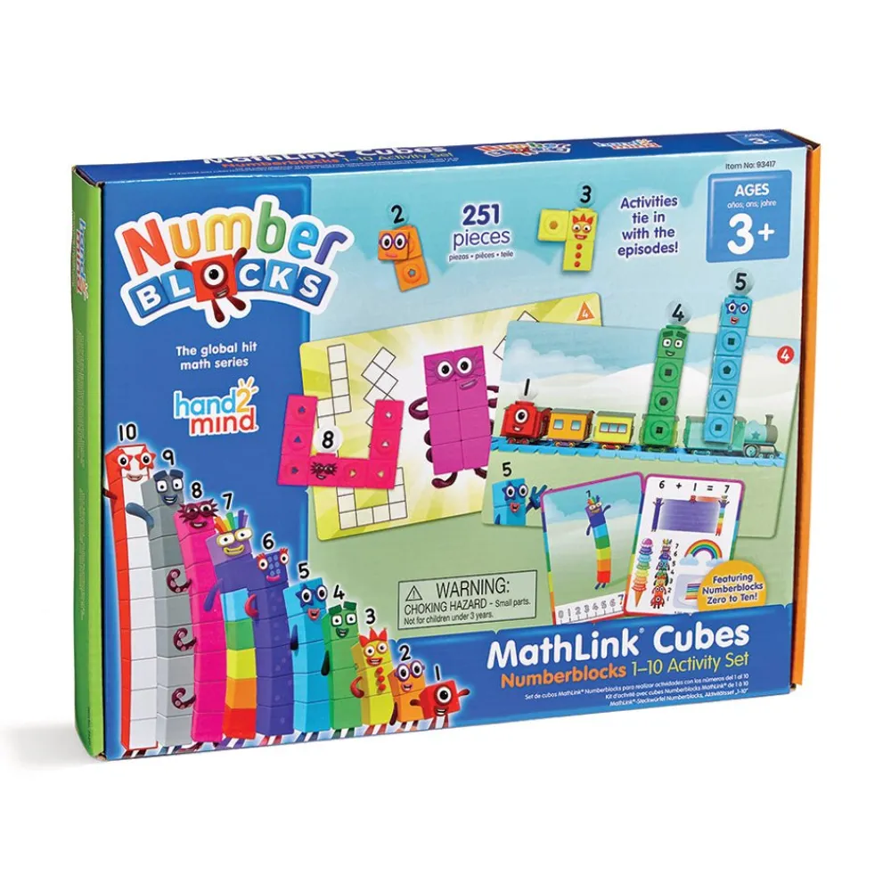 Learning Resources Numberblocks 1?€?10 Active Set with MathLink Cubes New