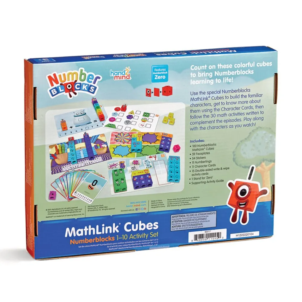 Learning Resources Numberblocks 1?€?10 Active Set with MathLink Cubes New