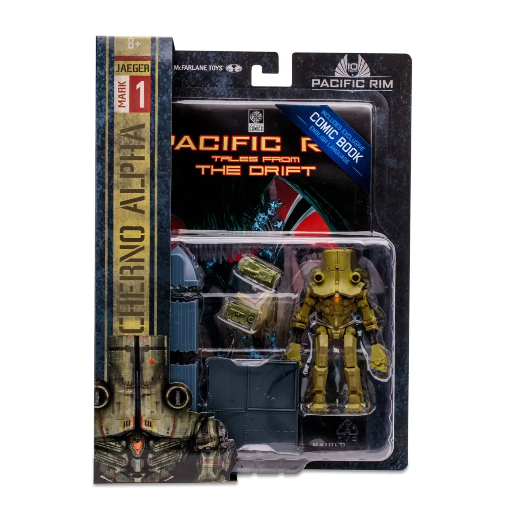 Imports Dragon Inc. Pacific Rim Jaeger Figures With Comic WV1 - Cherno Alpha Clearance
