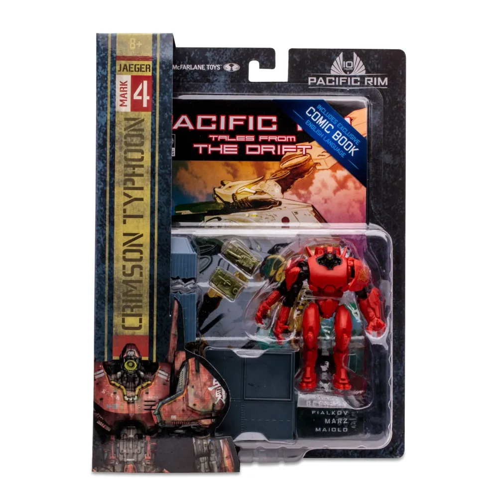 Imports Dragon Inc. Pacific Rim Jaeger Figures with Comic WV1 - Crimson Typhoon Best