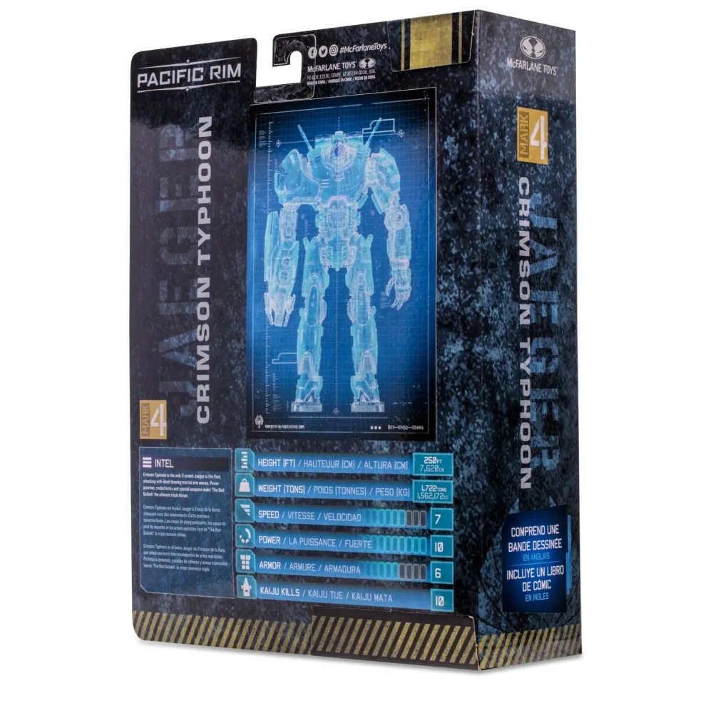Imports Dragon Inc. Pacific Rim Jaeger Figures with Comic WV1 - Crimson Typhoon Best