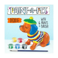 Bright Stripes Paint A Pet- Doxie Discount