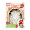 Bright Stripes Paint a Plaster Fairy House Assortment Outlet