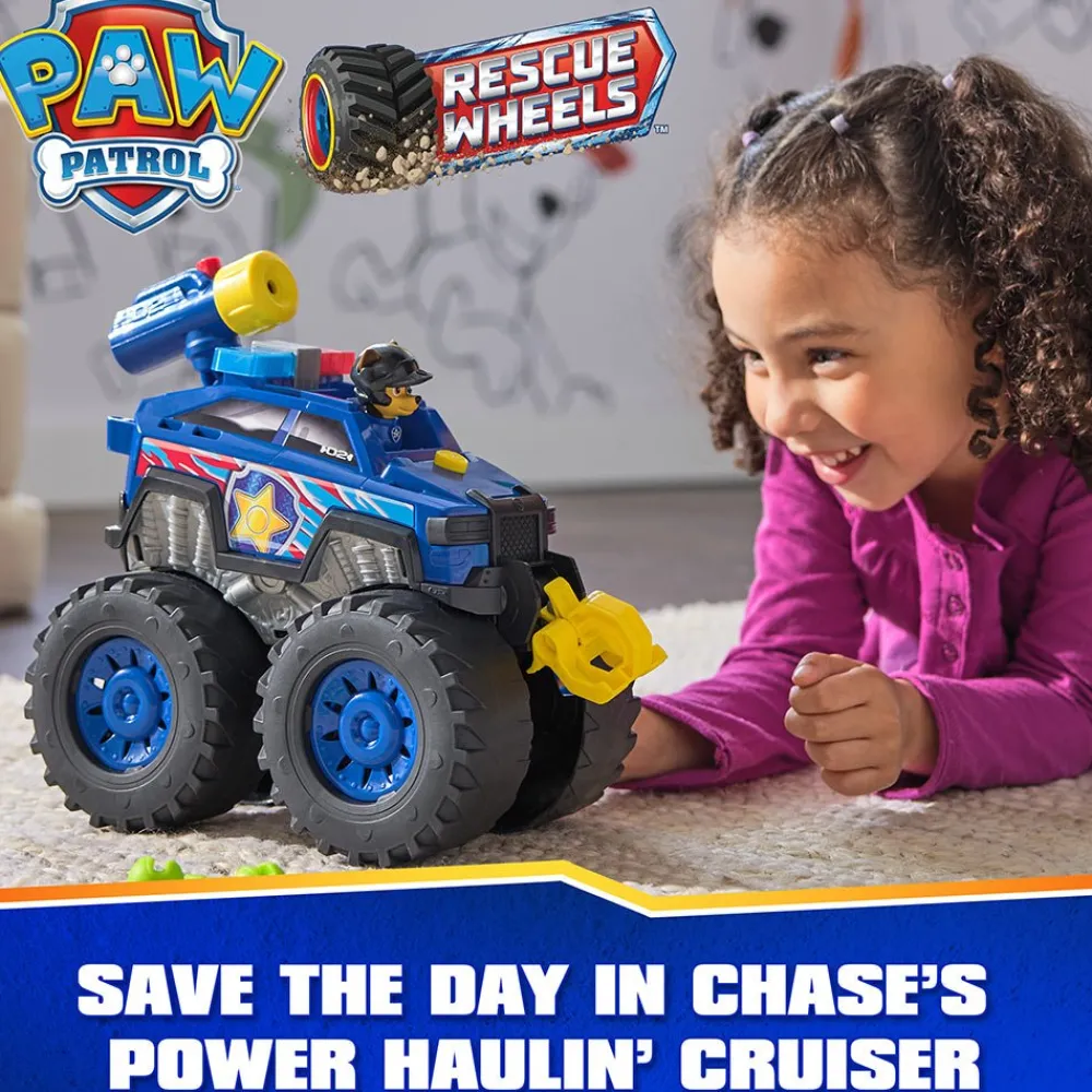 Spin Master Toys Far East Limited Paw Patrol Chase Deluxe Rescue Wheels Vehicle New