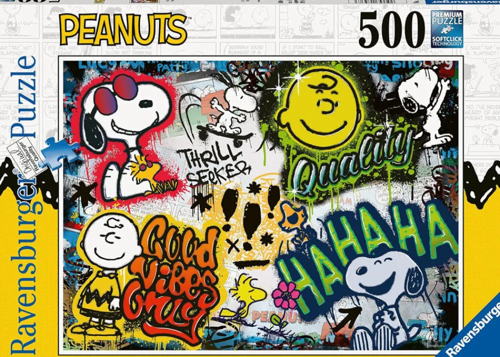 Ravensburger Peanuts Graffiti 500 Pc Puzzle New