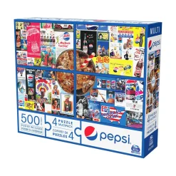 Mastermind Toys Pepsi 4 Puzzle Multipack - 500pc Puzzle Online