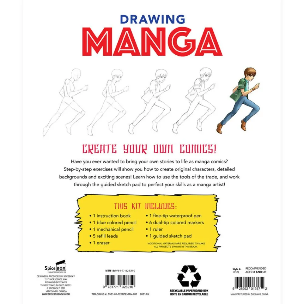 SpiceBox PIC Drawing Manga Clearance