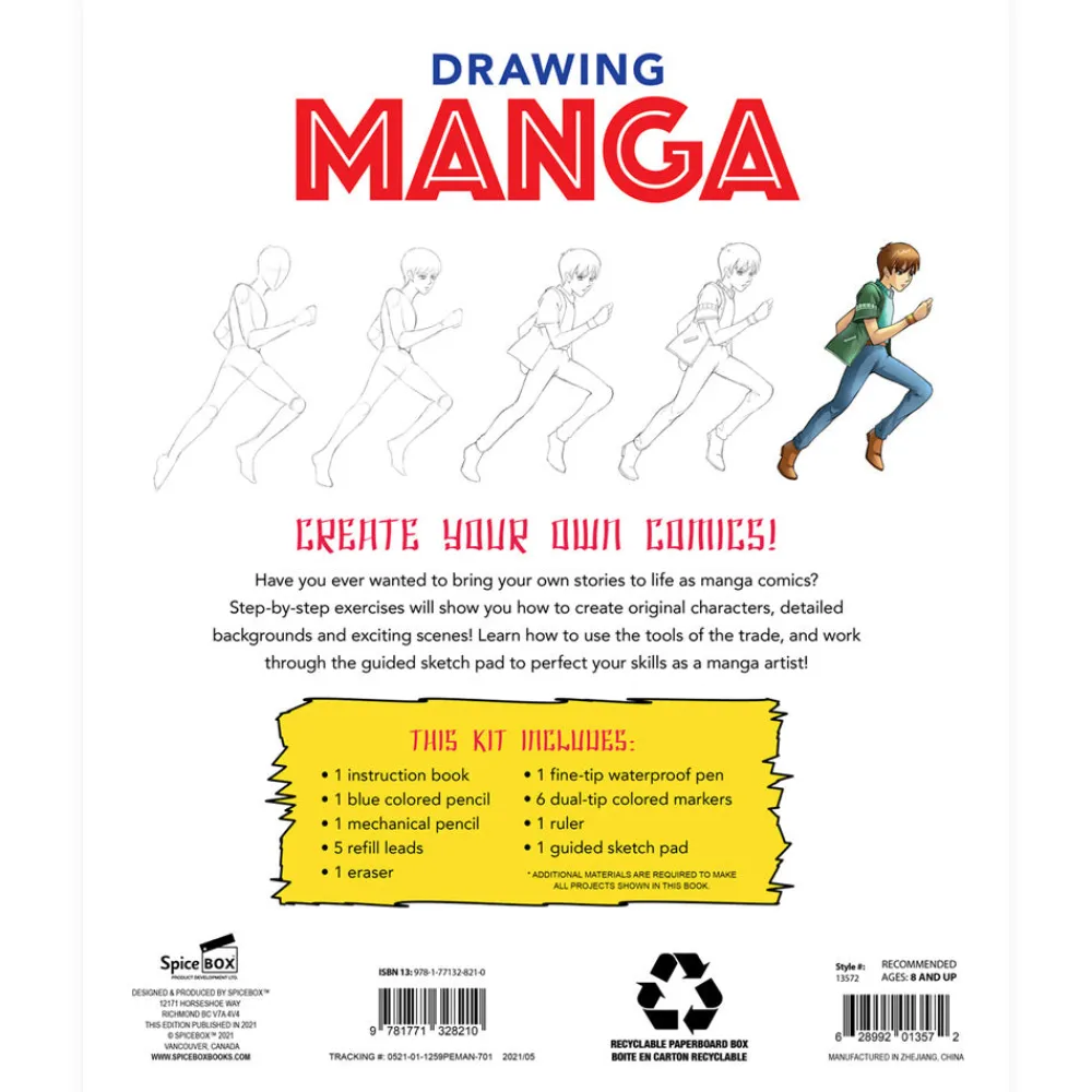 SpiceBox PIC Drawing Manga Clearance