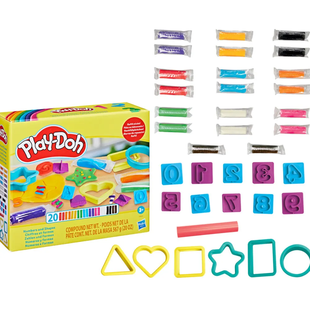 Hasbro Canada Corporation Play-Doh Numbers and Shapes Playset New