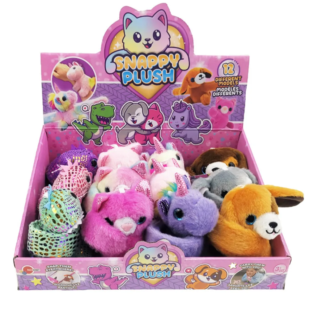 Groupe Ricochet Inc. Plush Animal Snap Bracelets Discount