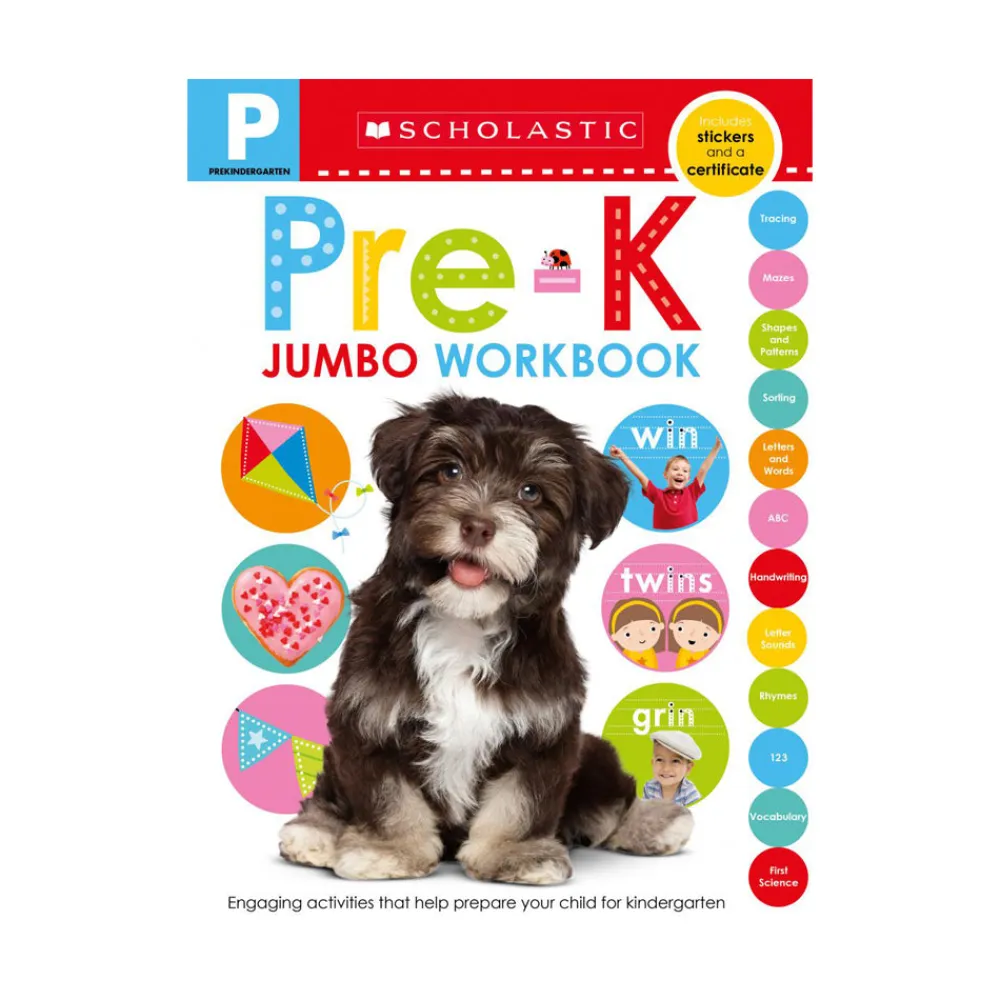 Scholastic Canada Ltd. Pre-K Jumbo Workbook Best
