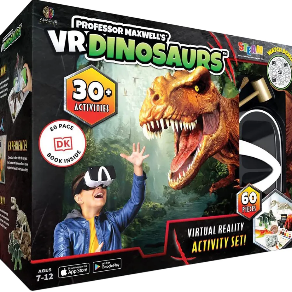 Abacus Brands, Inc. Professor Maxwell's VR Dinosaurs Activity Kit Fashion