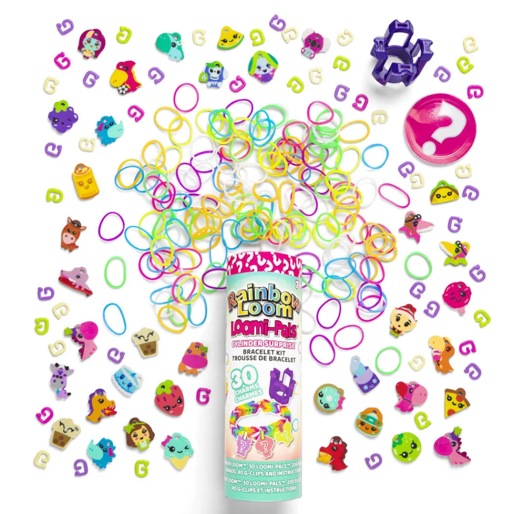 Choon's Design Rainbow Loom Loomi-pals Charms Cylinder Surprise Outlet
